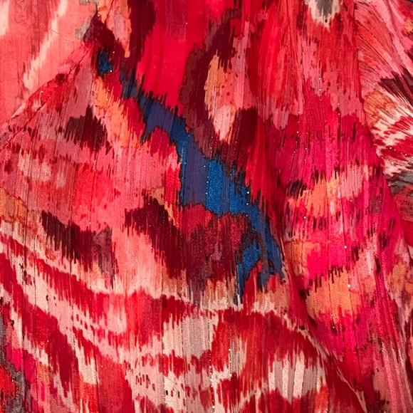 Zara metallic dress size xs . Adorable flowy dress/ coverup/ beachy outfit - Picture 5 of 7